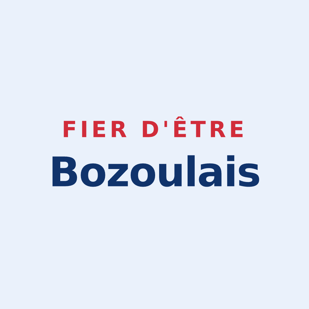 Sticker « Fier d'être Bozoulais » — design pour Bozouls