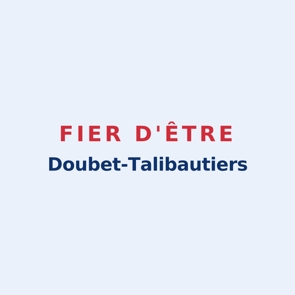 Sticker « Fier d'être Doubet-Talibautiers » — design pour Bragelogne-Beauvoir