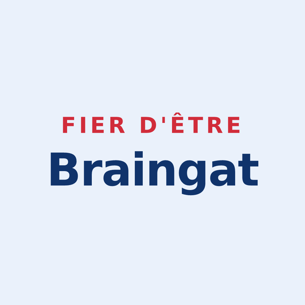 Sticker « Fier d'être Braingat » — design pour Brain