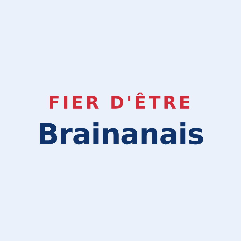 Sticker « Fier d'être Brainanais » — design pour Brainans