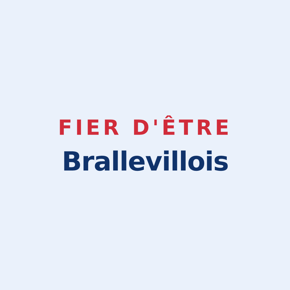 Sticker « Fier d'être Brallevillois » — design pour Bralleville