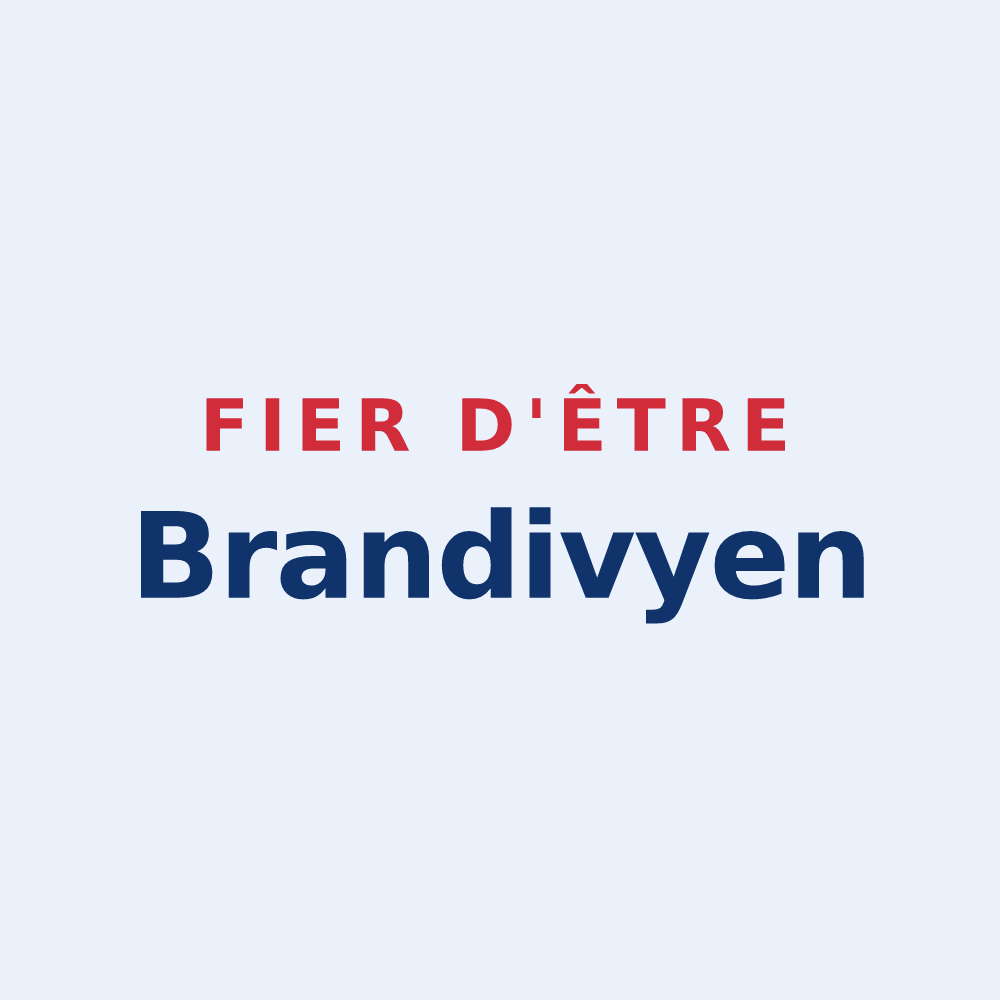 Sticker « Fier d'être Brandivyen » — design pour Brandivy