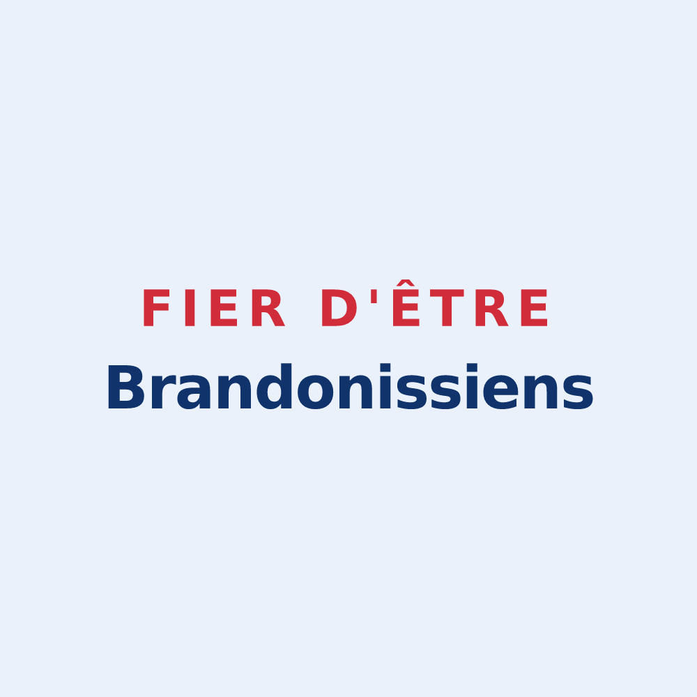 Sticker « Fier d'être Brandonissiens » — design pour Brandonvillers