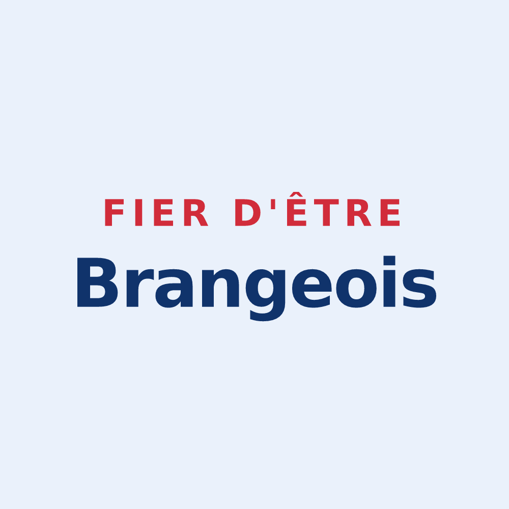 Sticker « Fier d'être Brangeois » — design pour Branges