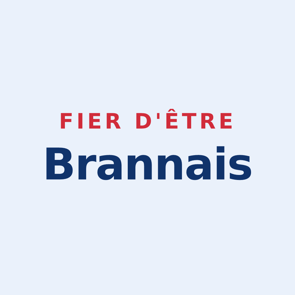 Sticker « Fier d'être Brannais » — design pour Branne