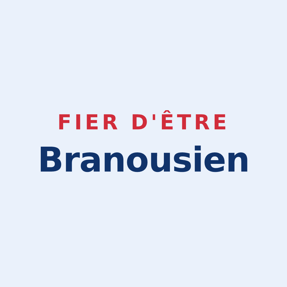 Sticker « Fier d'être Branousien » — design pour Branoux-les-Taillades