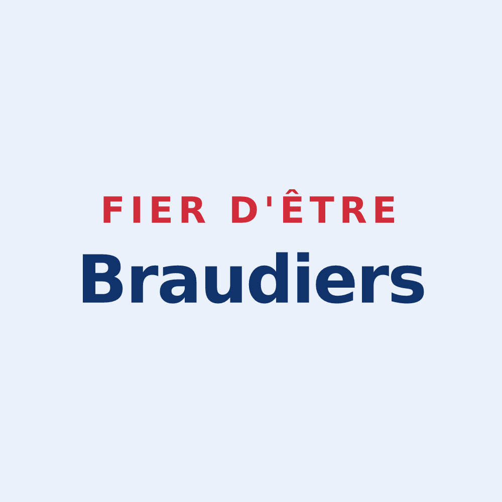 Sticker « Fier d'être Braudiers » — design pour Braud-et-Saint-Louis