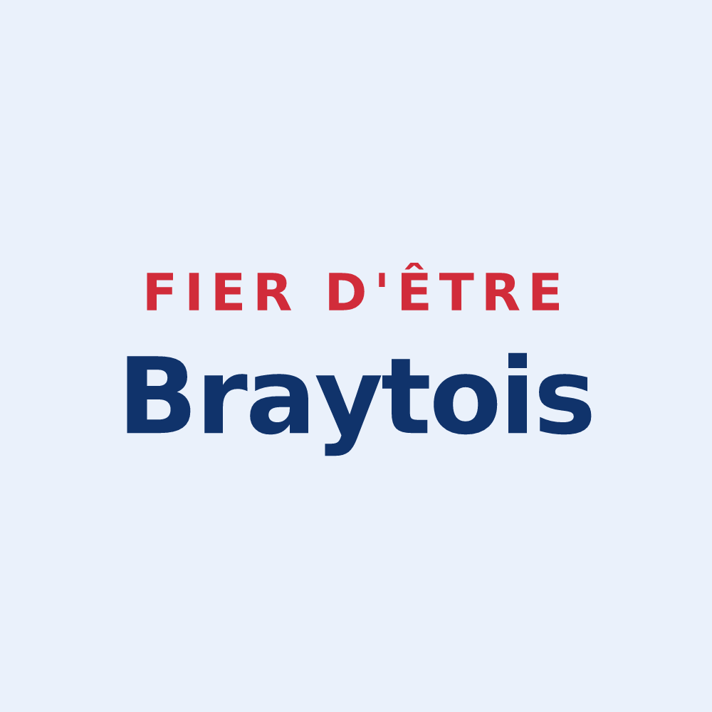 Sticker « Fier d'être Braytois » — design pour Bray-sur-Seine