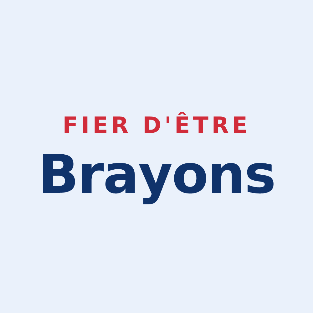 Sticker « Fier d'être Brayons » — design pour Bray-sur-Somme
