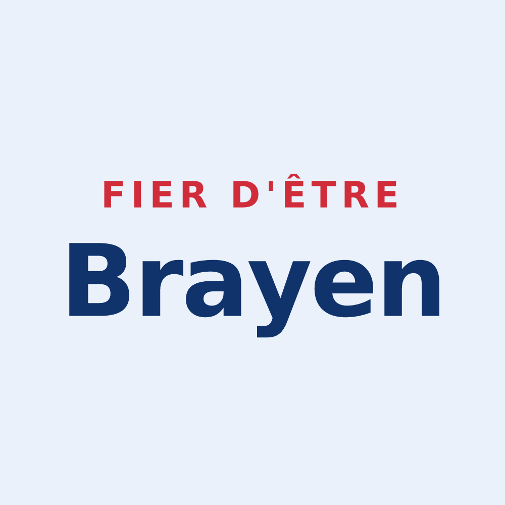Sticker « Fier d'être Brayen » — design pour Bray