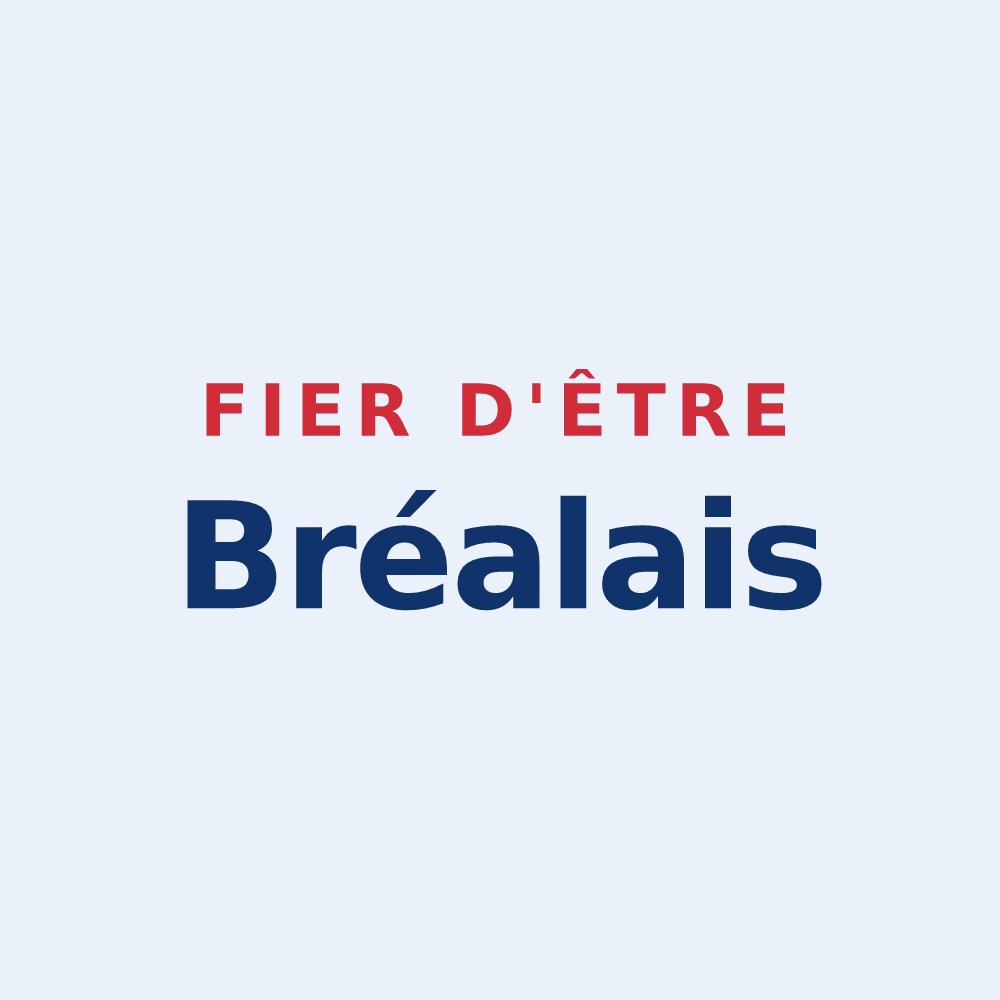 Sticker « Fier d'être Bréalais » — design pour Bréal-sous-Montfort