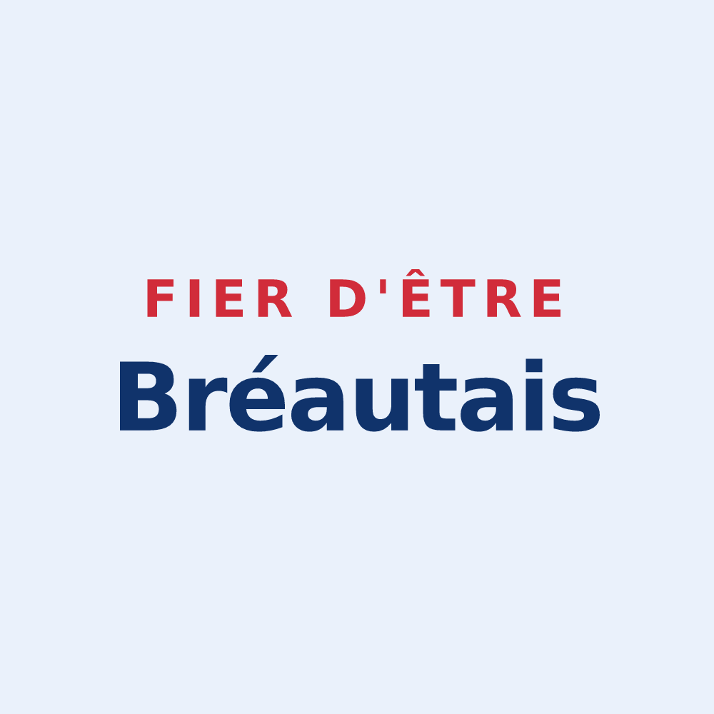 Sticker « Fier d'être Bréautais » — design pour Bréauté