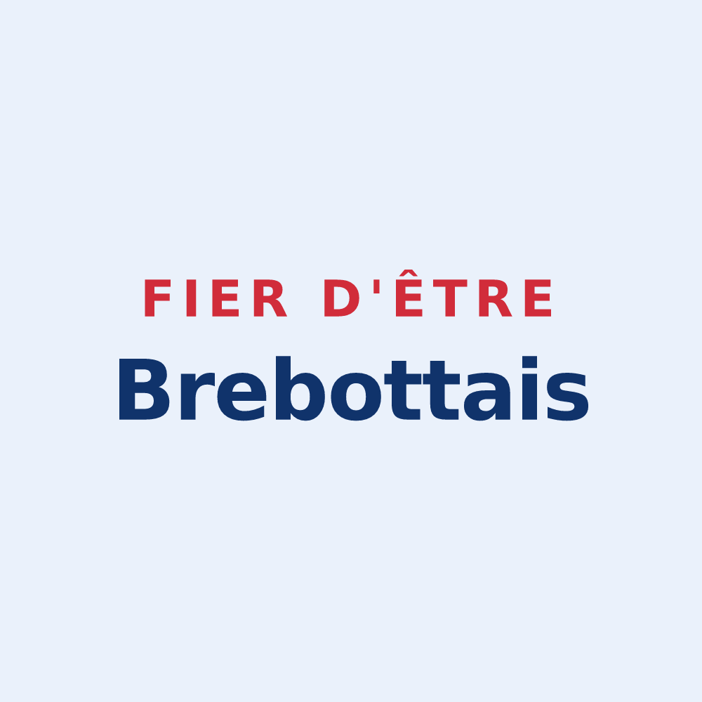 Sticker « Fier d'être Brebottais » — design pour Brebotte