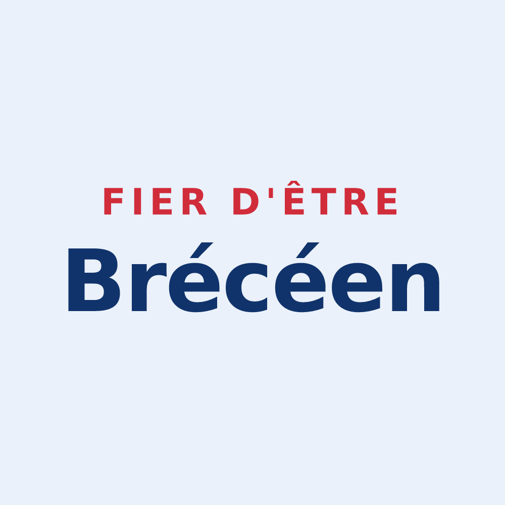 Sticker « Fier d'être Brécéen » — design pour Brécé