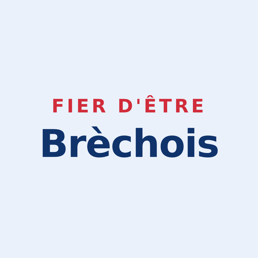 Sticker « Fier d'être Brèchois » — design pour Brèches