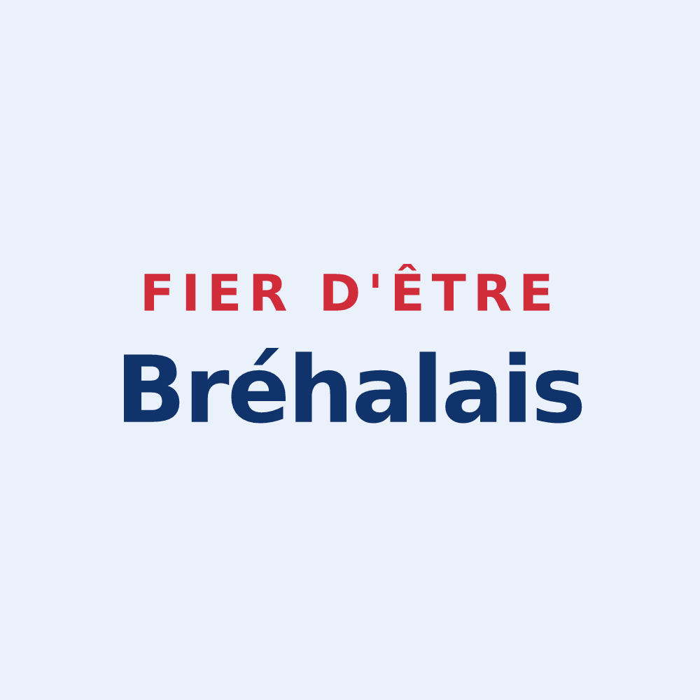 Sticker « Fier d'être Bréhalais » — design pour Bréhal
