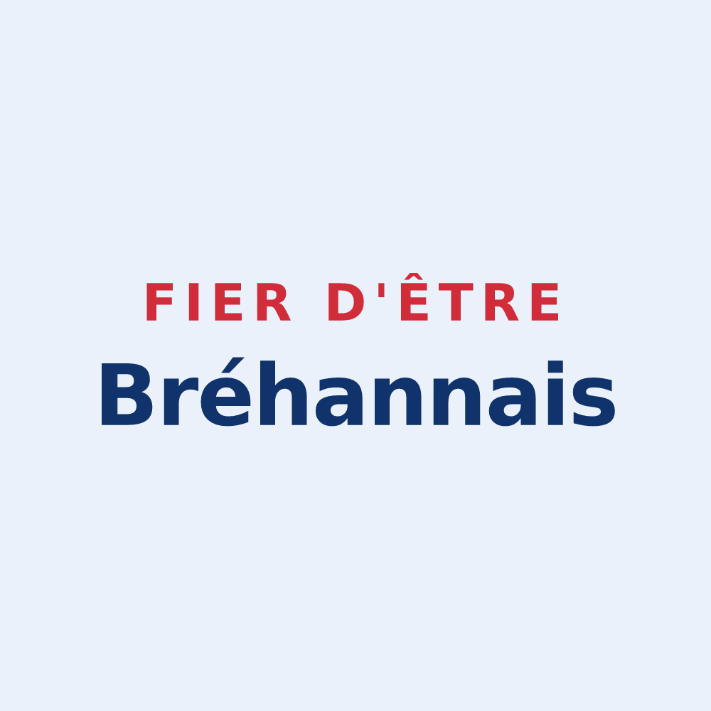 Sticker « Fier d'être Bréhannais » — design pour Bréhan