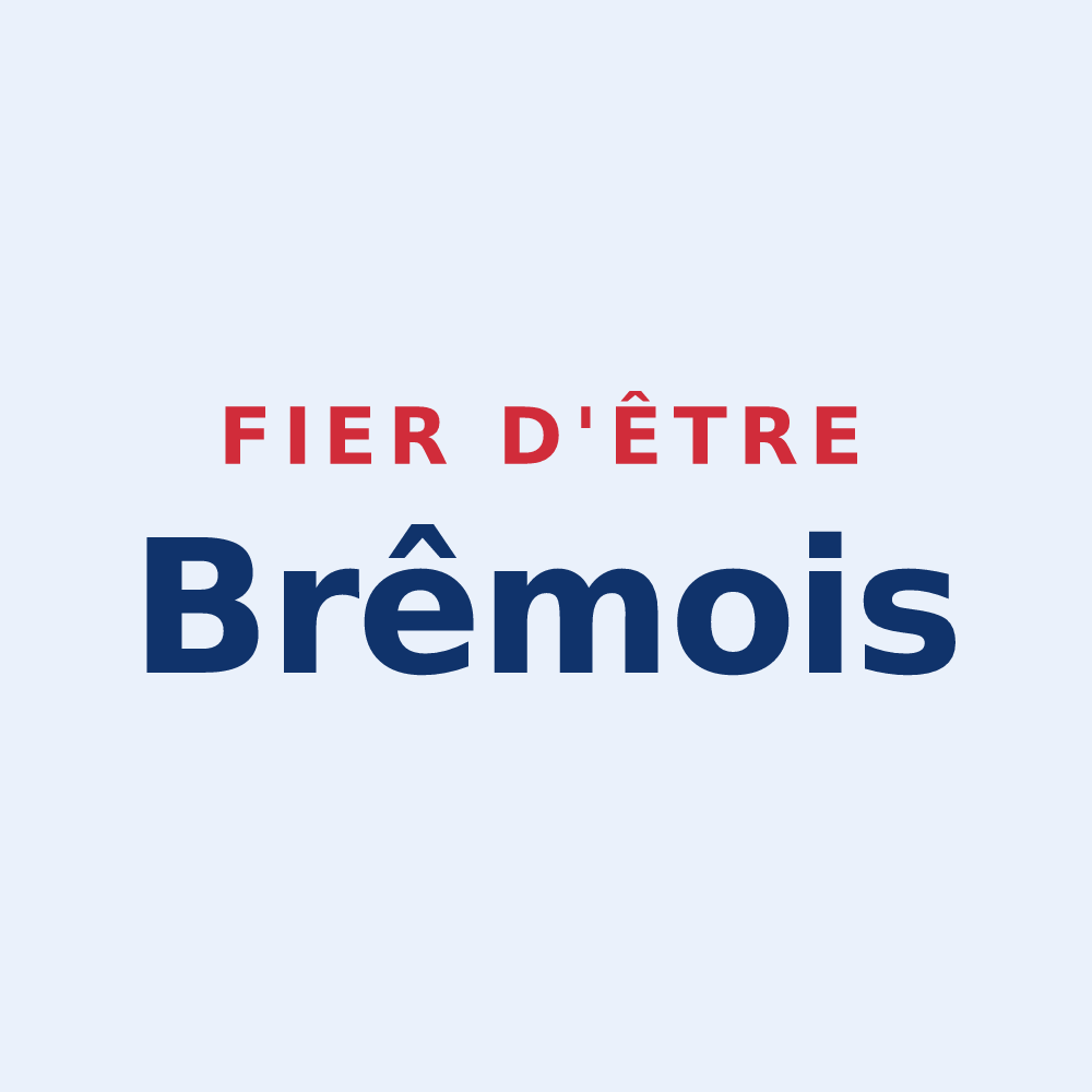 Sticker « Fier d'être Brêmois » — design pour Brêmes