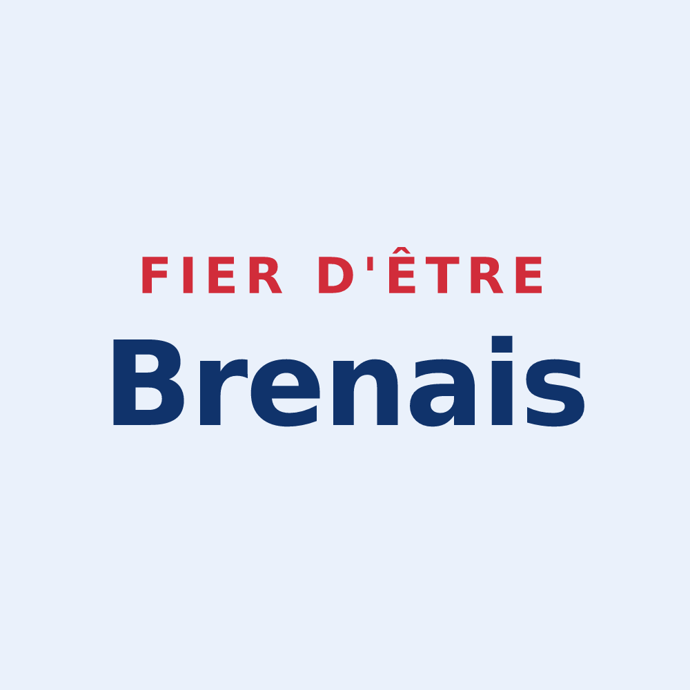 Sticker « Fier d'être Brenais » — design pour Brenas