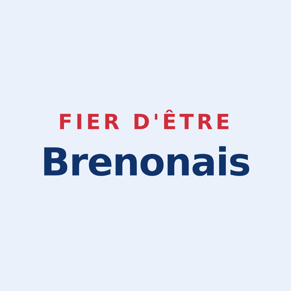 Sticker « Fier d'être Brenonais » — design pour Brenon