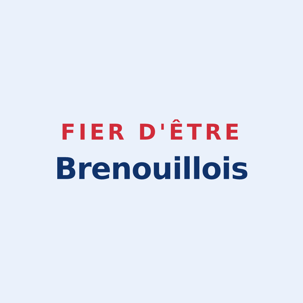 Sticker « Fier d'être Brenouillois » — design pour Brenouille