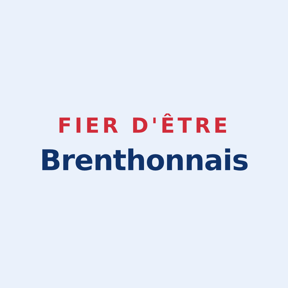Sticker « Fier d'être Brenthonnais » — design pour Brenthonne