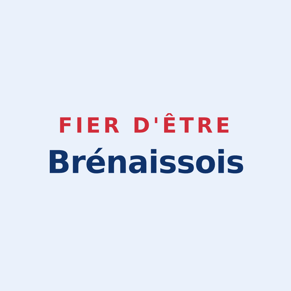 Sticker « Fier d'être Brénaissois » — design pour Bresnay