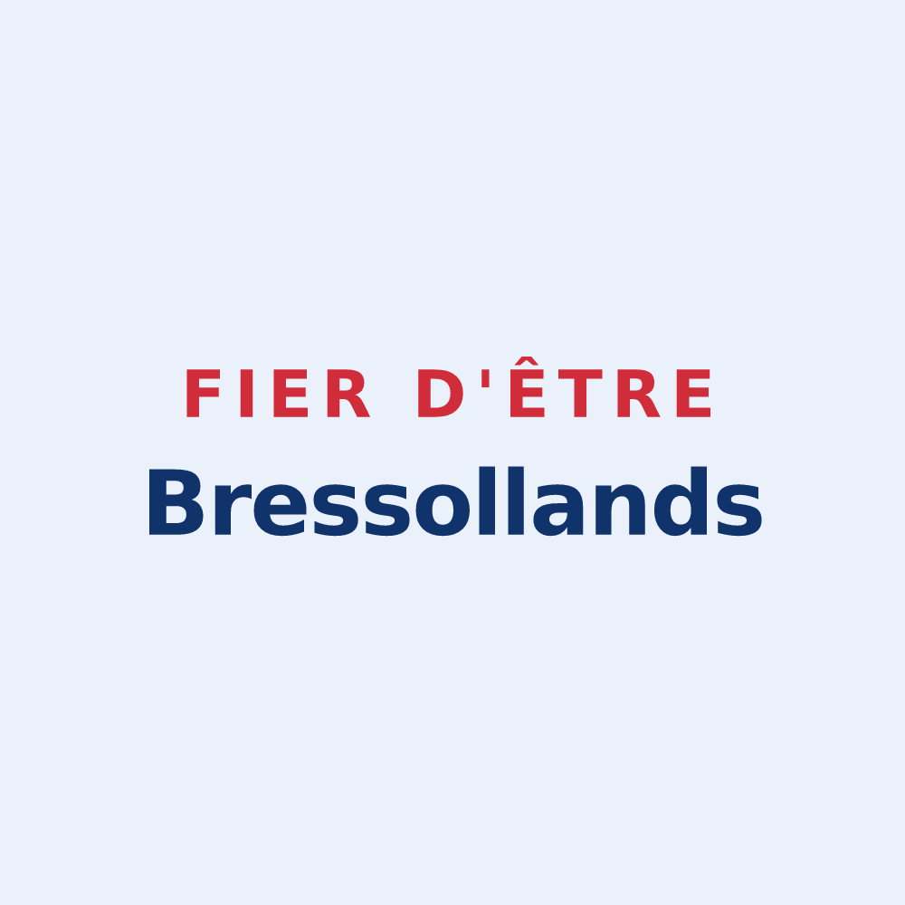 Sticker « Fier d'être Bressollands » — design pour Bressolles