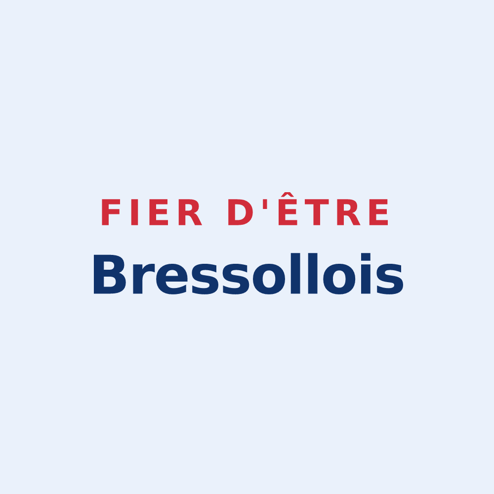Sticker « Fier d'être Bressollois » — design pour Bressolles
