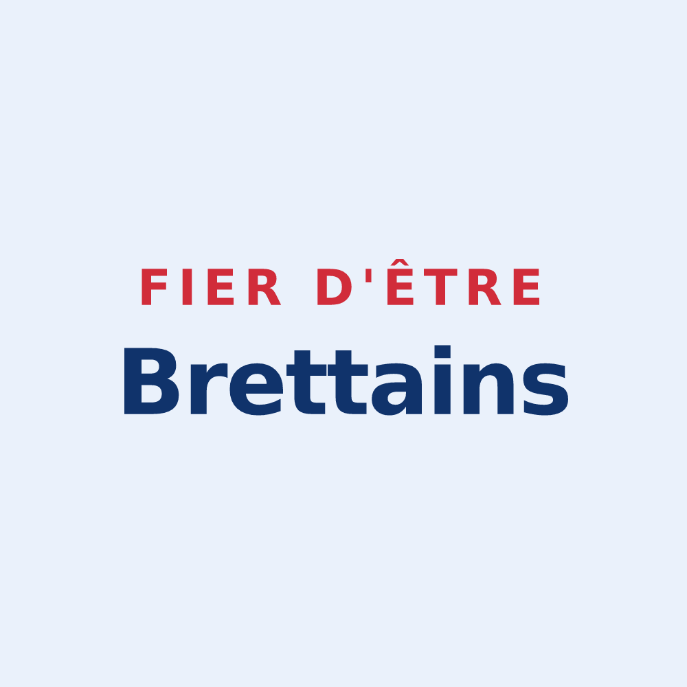 Sticker « Fier d'être Brettains » — design pour Bretagne