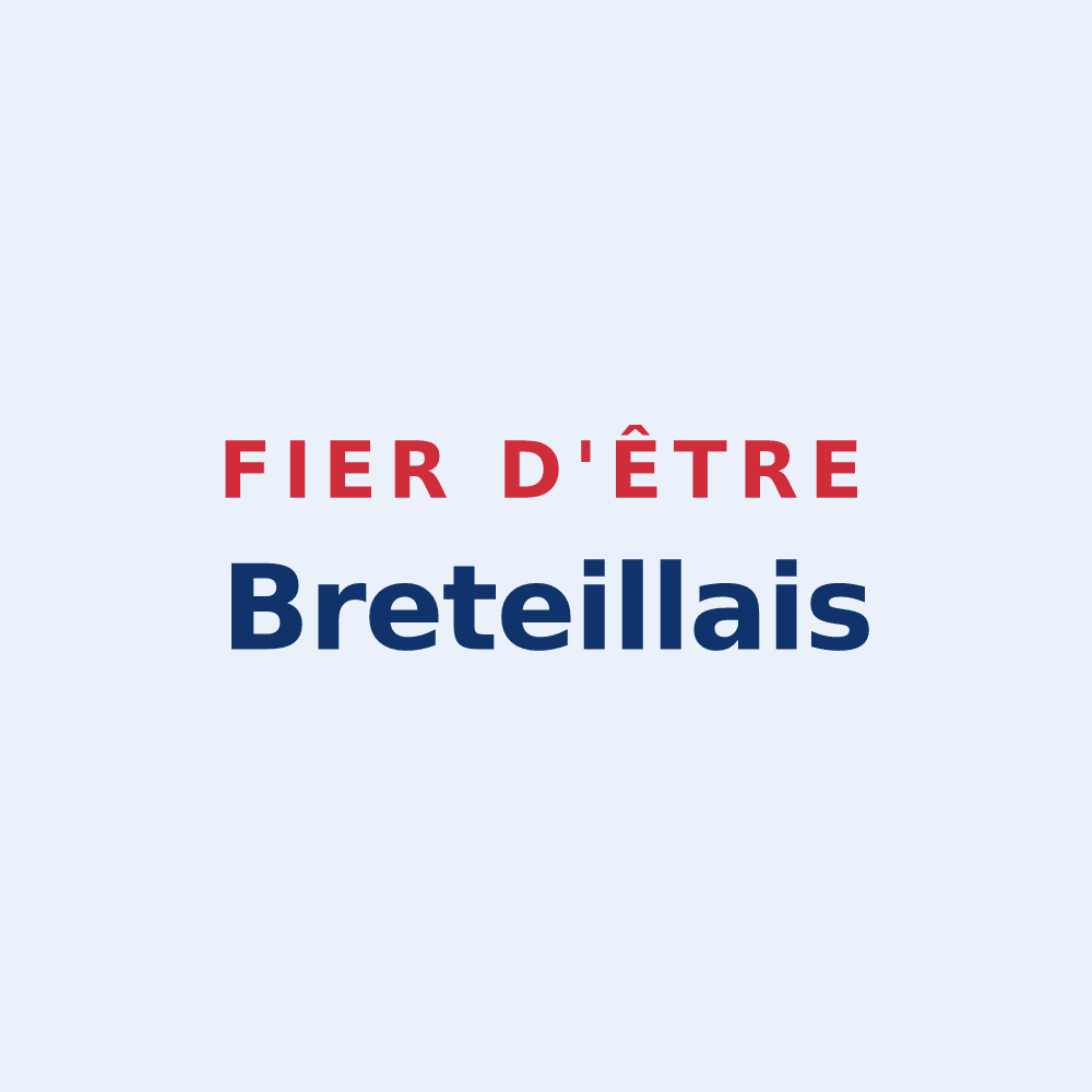 Sticker « Fier d'être Breteillais » — design pour Breteil