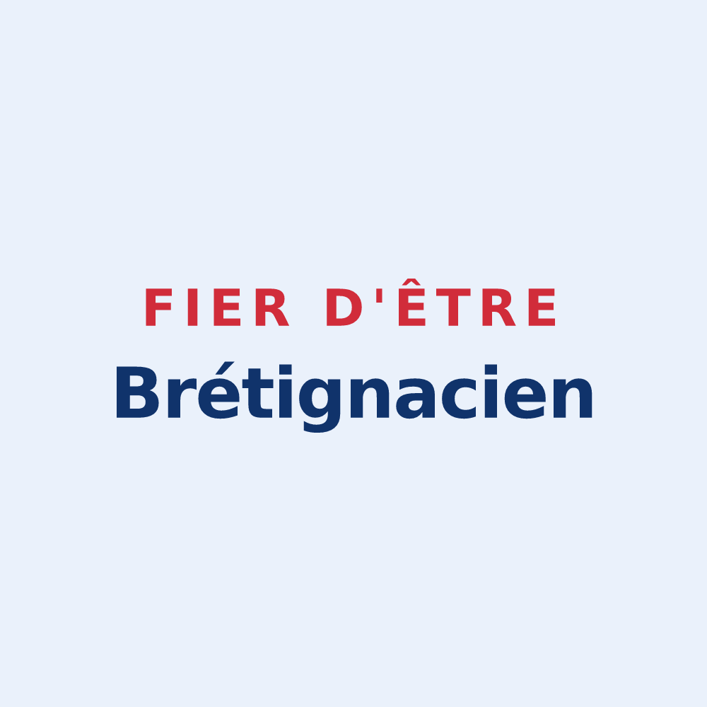 Sticker « Fier d'être Brétignacien » — design pour Brétigny