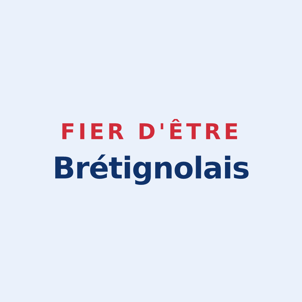 Sticker « Fier d'être Brétignolais » — design pour Brétigny-sur-Orge