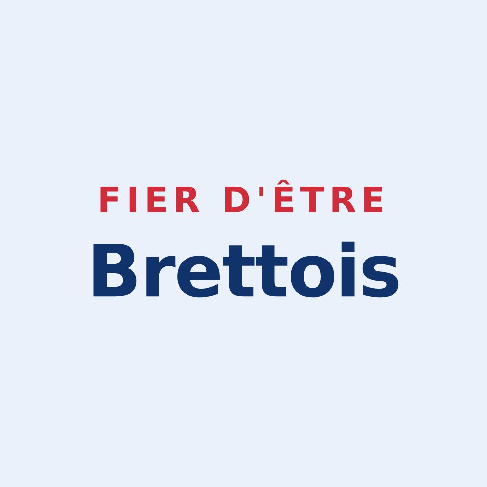 Sticker « Fier d'être Brettois » — design pour Brette
