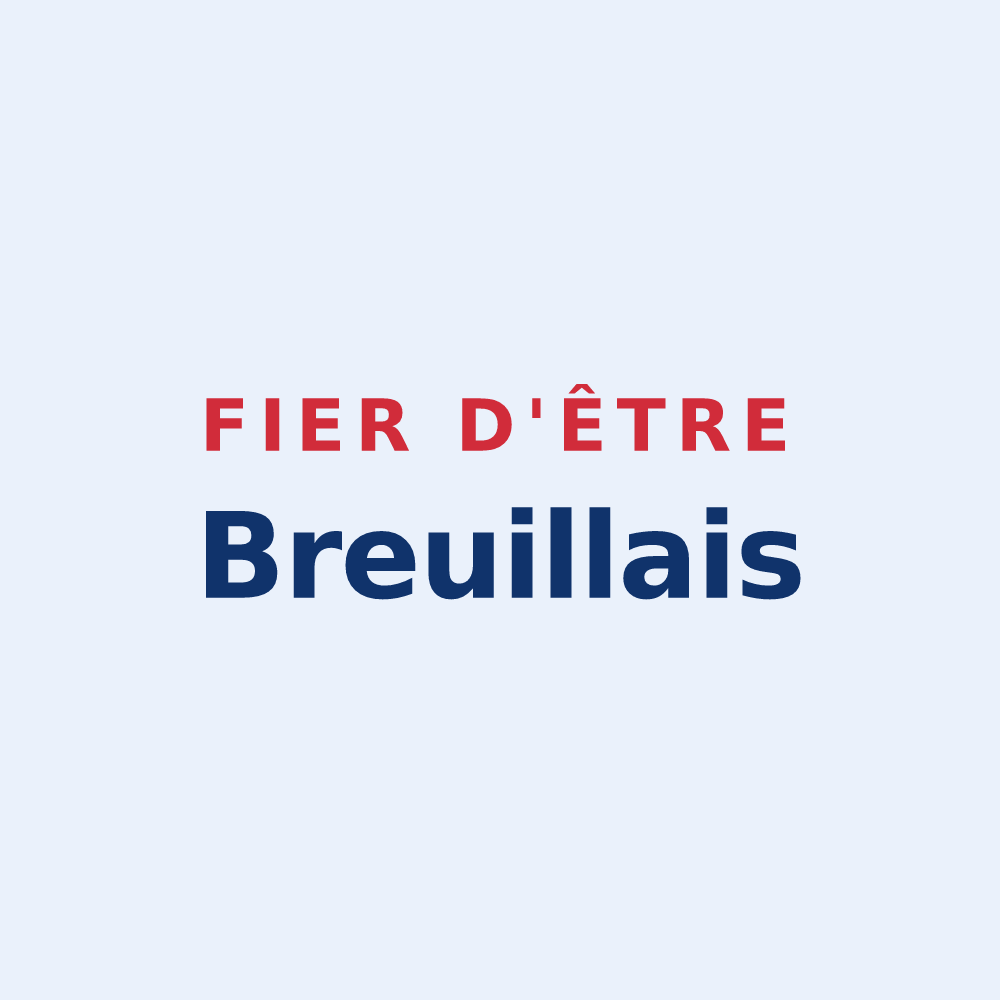 Sticker « Fier d'être Breuillais » — design pour Breuil-Magné