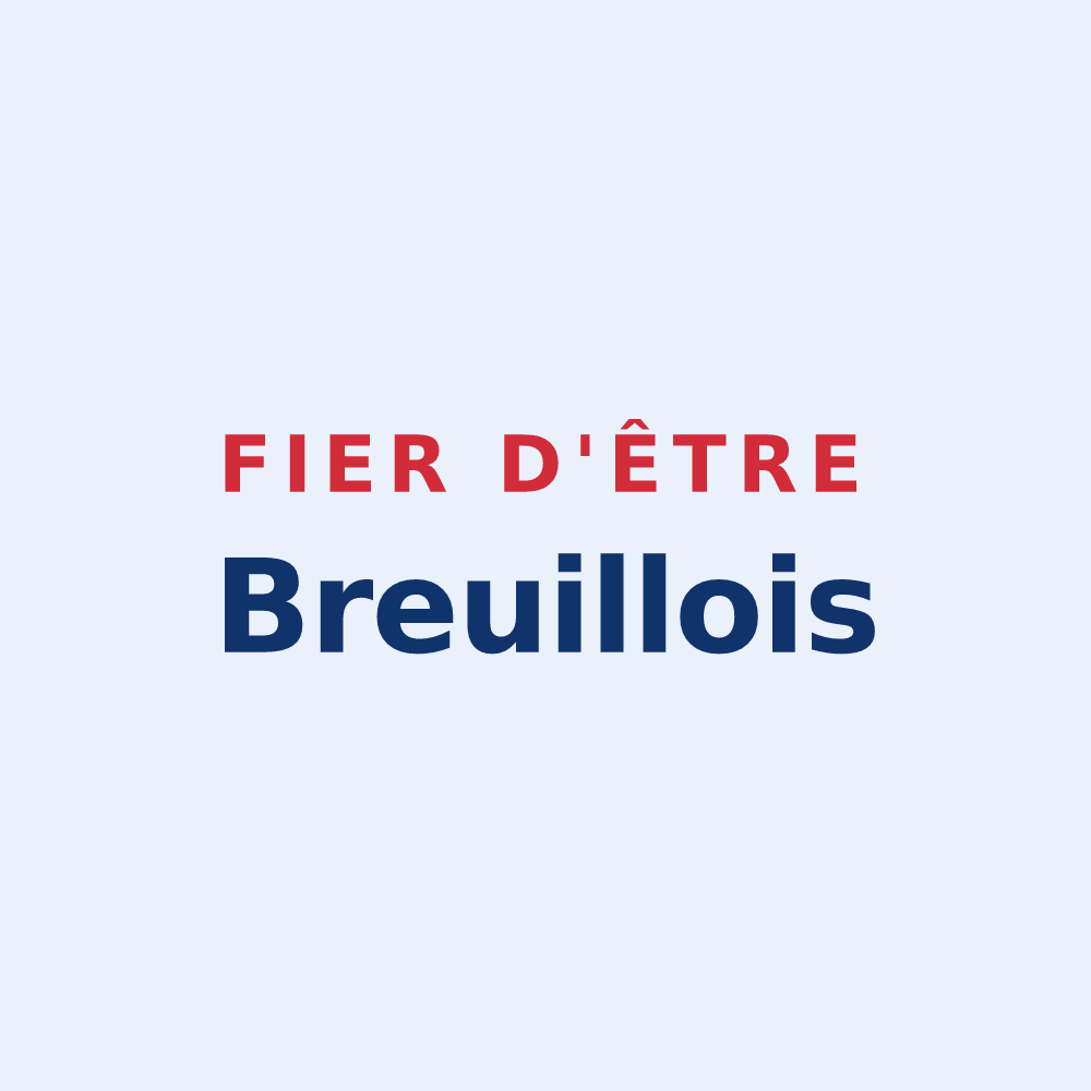 Sticker « Fier d'être Breuillois » — design pour Breuil