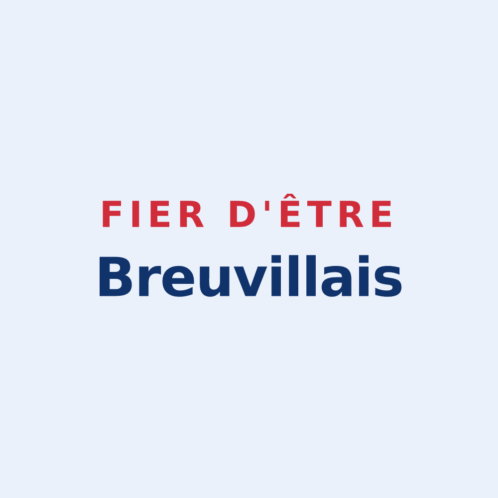 Sticker « Fier d'être Breuvillais » — design pour Breuville