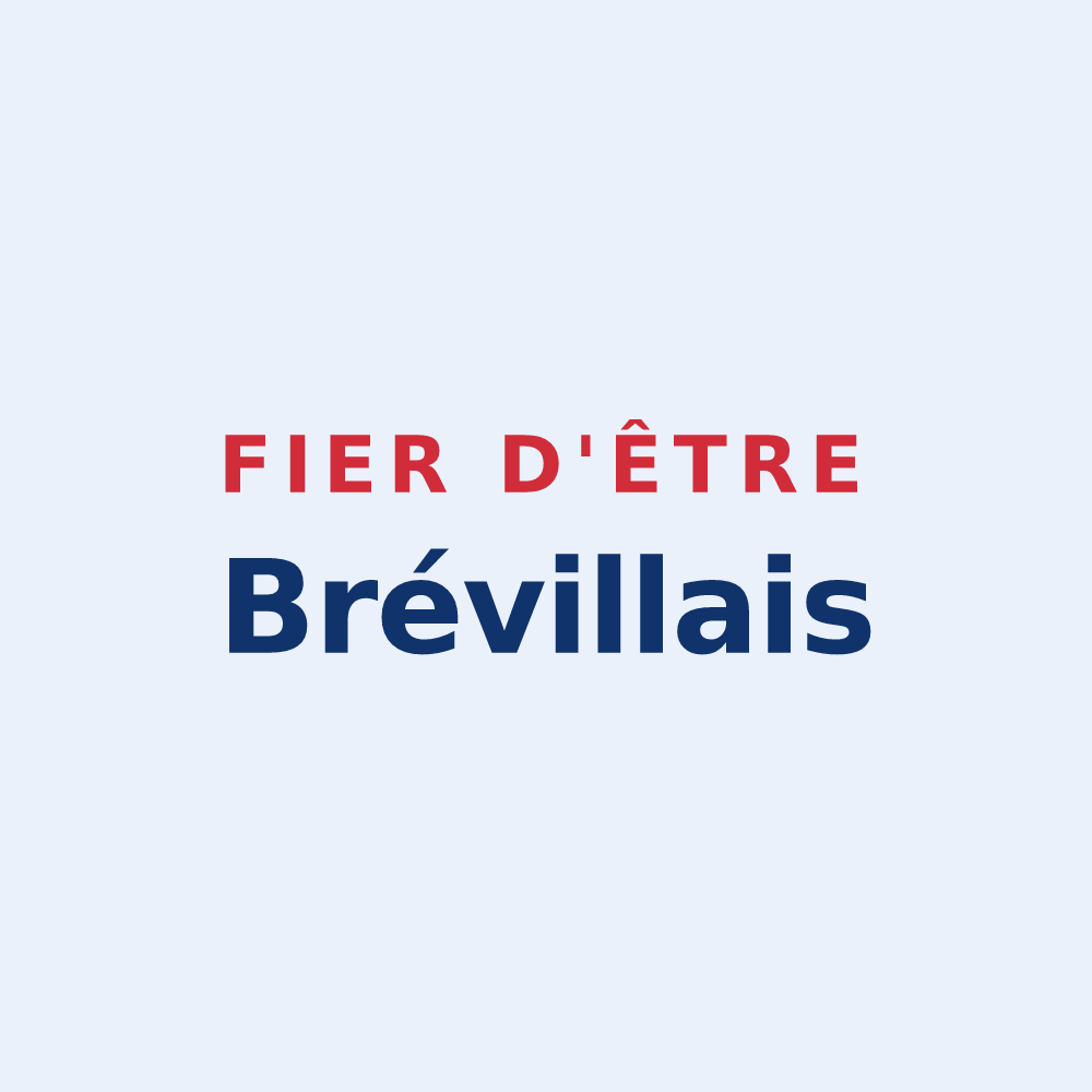 Sticker « Fier d'être Brévillais » — design pour Bréville-les-Monts
