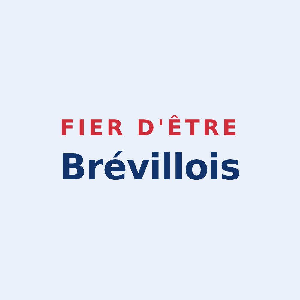Sticker « Fier d'être Brévillois » — design pour Bréville