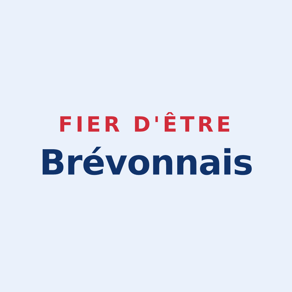 Sticker « Fier d'être Brévonnais » — design pour Brévonnes