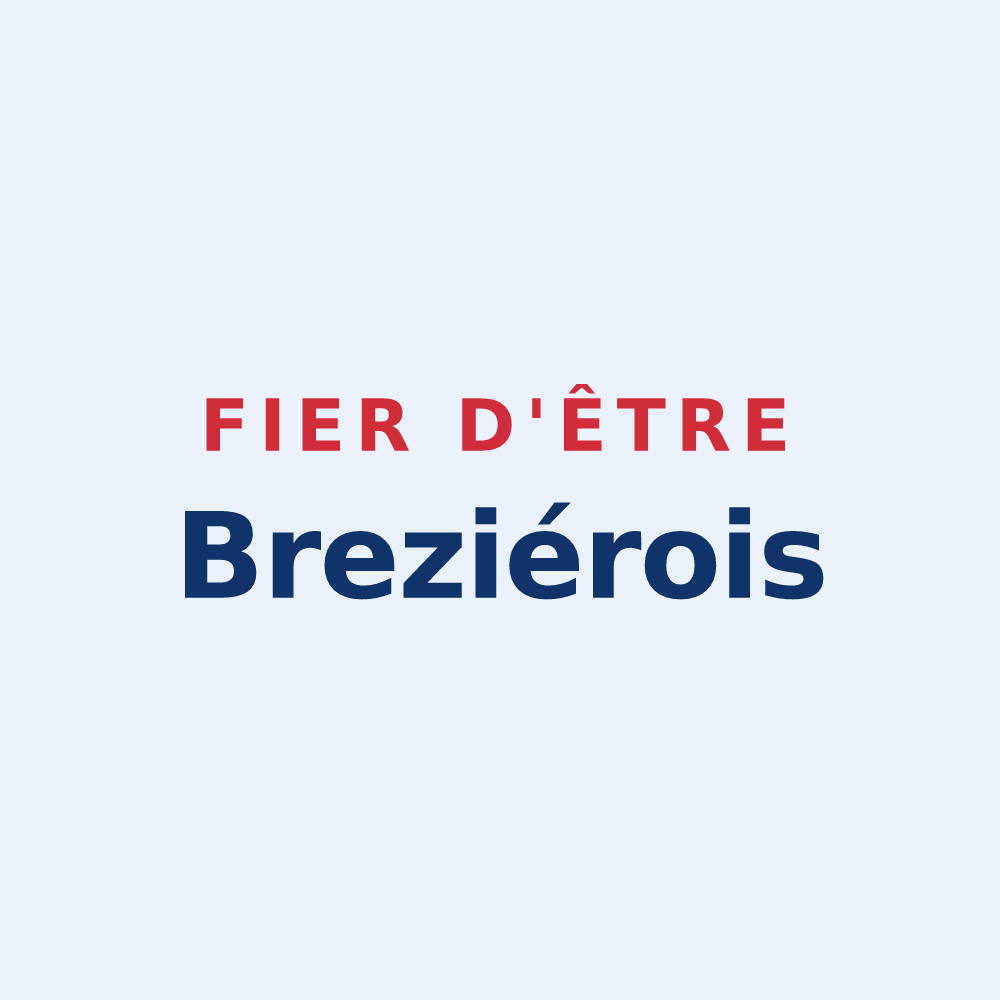 Sticker « Fier d'être Breziérois » — design pour Bréziers