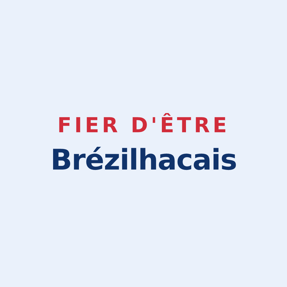 Sticker « Fier d'être Brézilhacais » — design pour Brézilhac