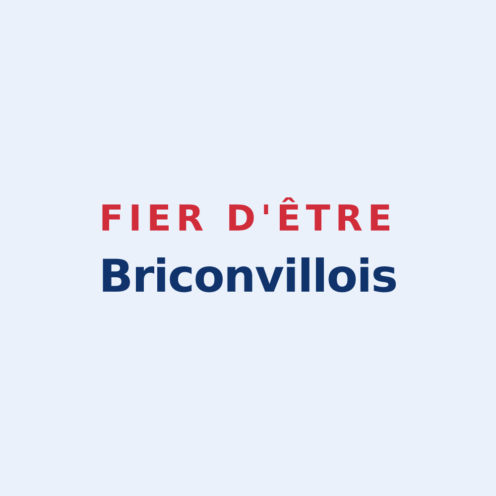 Sticker « Fier d'être Briconvillois » — design pour Briconville