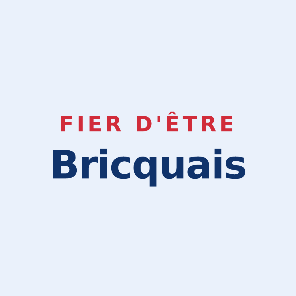 Sticker « Fier d'être Bricquais » — design pour Bricqueville-sur-Mer