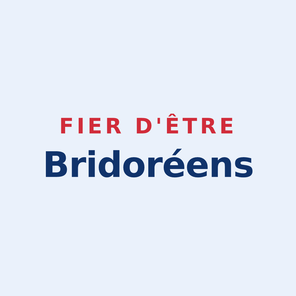 Sticker « Fier d'être Bridoréens » — design pour Bridoré