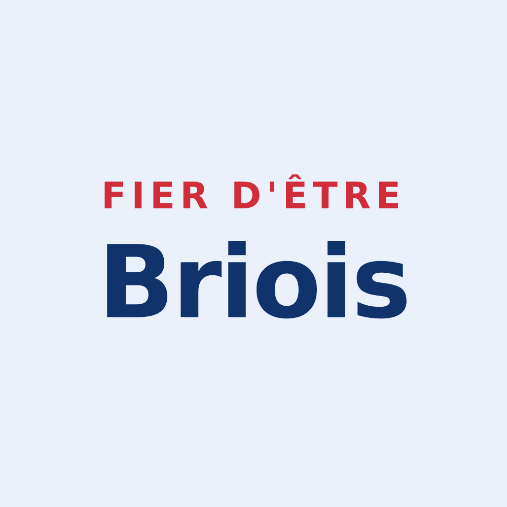 Sticker « Fier d'être Briois » — design pour Brie