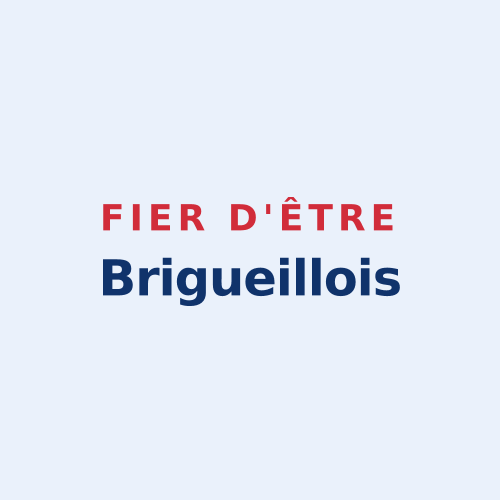 Sticker « Fier d'être Brigueillois » — design pour Brigueuil