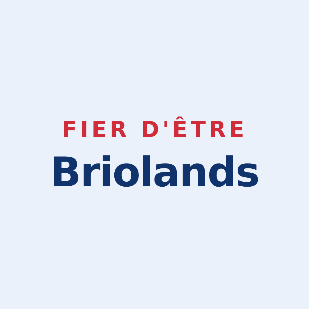 Sticker « Fier d'être Briolands » — design pour Briord