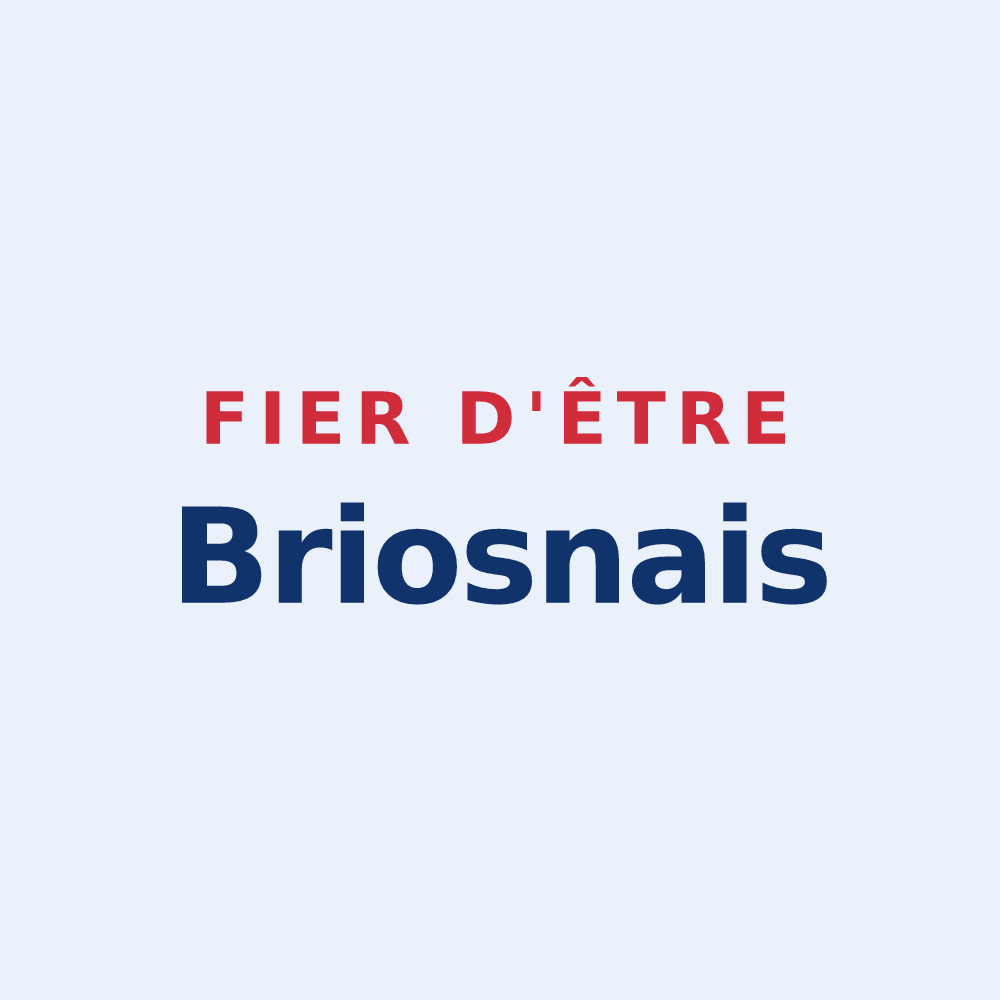 Sticker « Fier d'être Briosnais » — design pour Briosne-lès-Sables