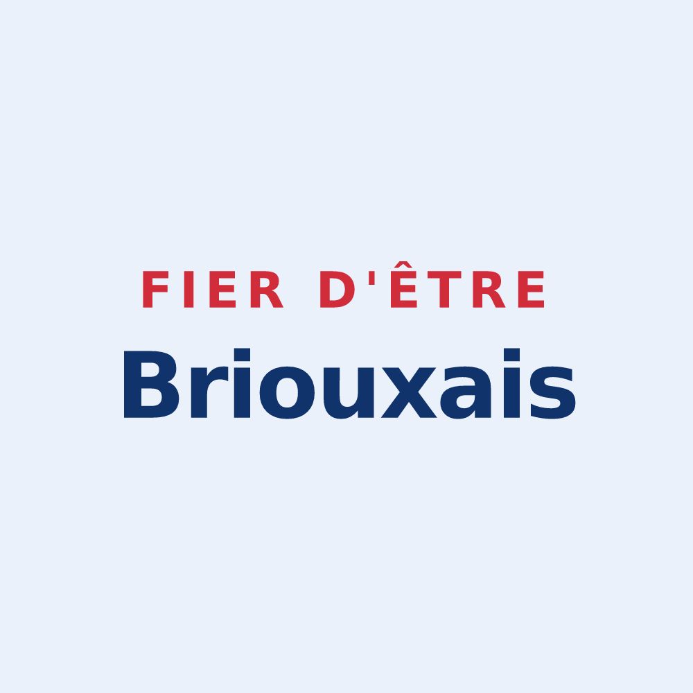 Sticker « Fier d'être Briouxais » — design pour Brioux-sur-Boutonne